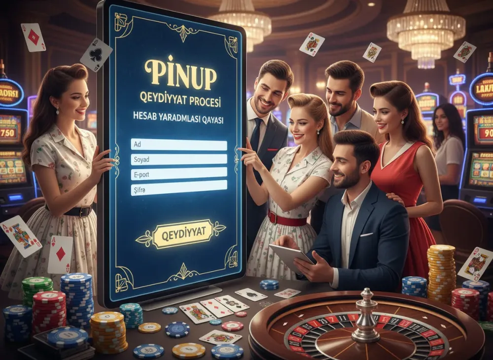 Pin up qeydiyyat prosesi və hesab yaradılması qaydaları