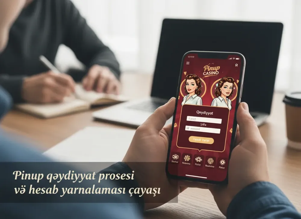 Pin up qeydiyyat prosesi və hesab yaradılması qaydaları